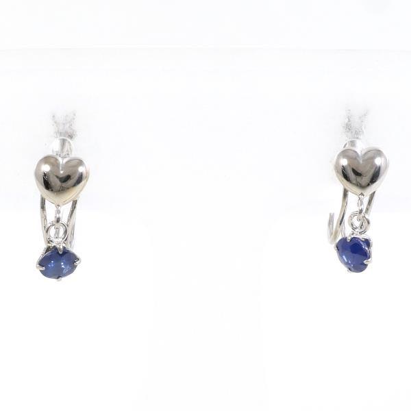 K14 White Gold Sapphire Earrings