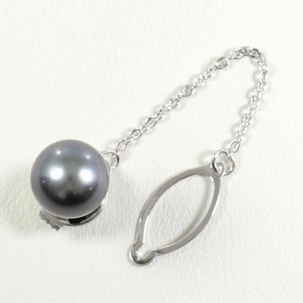 K14 White Gold Pearl Pin Brooch