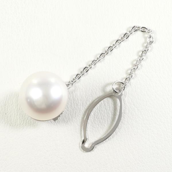 K14 White Gold Pearl Pin Brooch