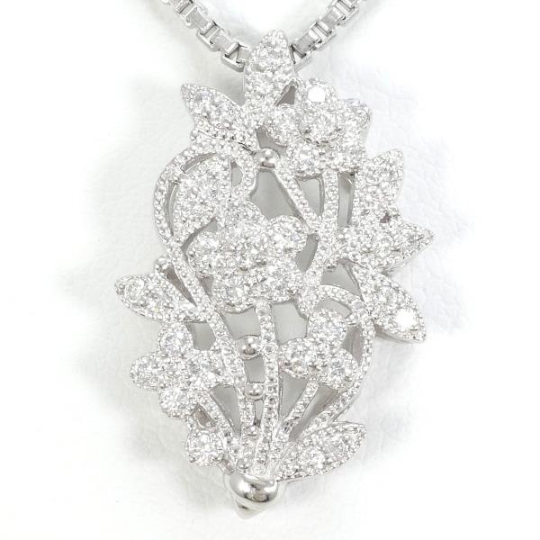 PT900 PT850 Platinum Diamond Necklace