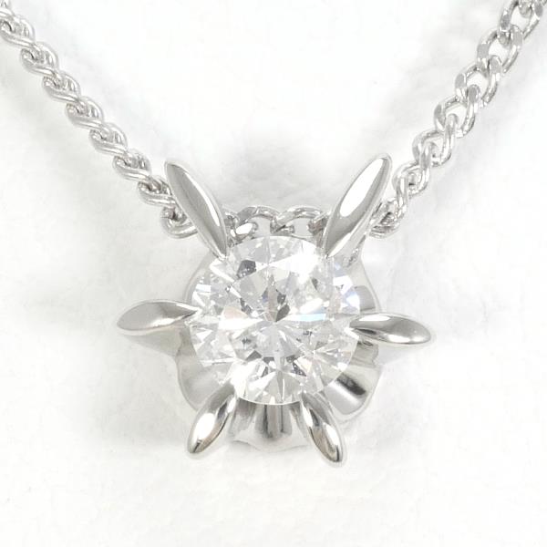 PT850 Platinum Diamond Necklace 0.19ct