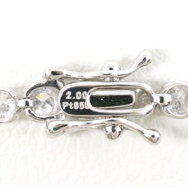 PT850 Platinum Diamond Bracelet 2.00