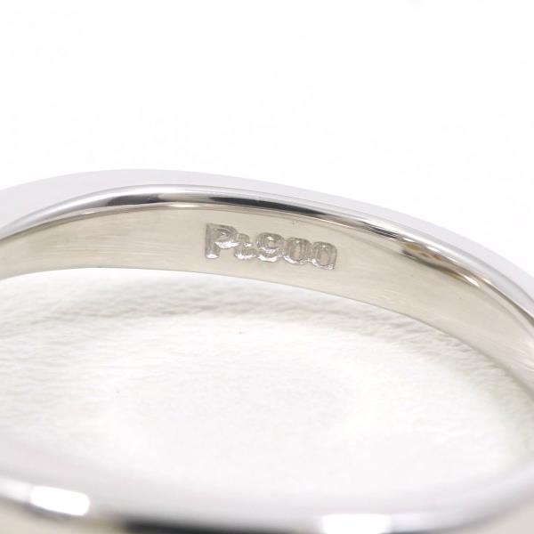 PT900 Platinum Pearl Ring 11号 in Excellent Condition