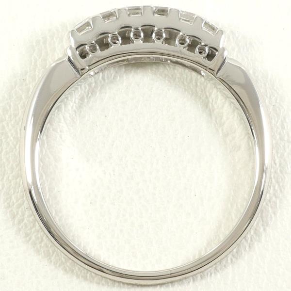 PT850 Platinum Diamond Ring 14.5