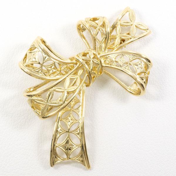 Mikimoto K18 Yellow Gold Brooch