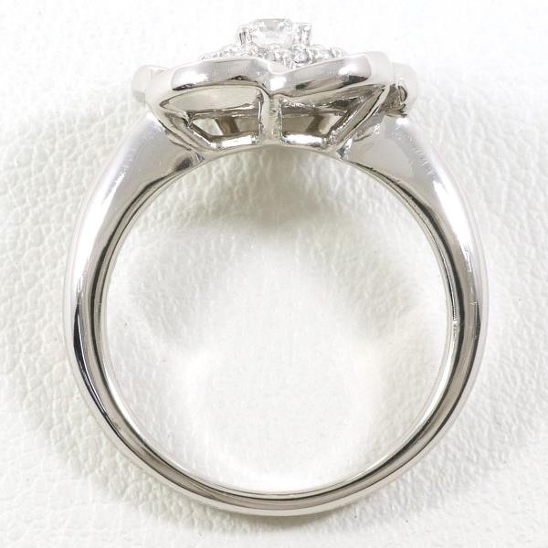 PT850 Platinum Diamond Ring 9 Size