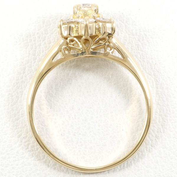 K18 Yellow Gold Diamond Ring 0.50ct