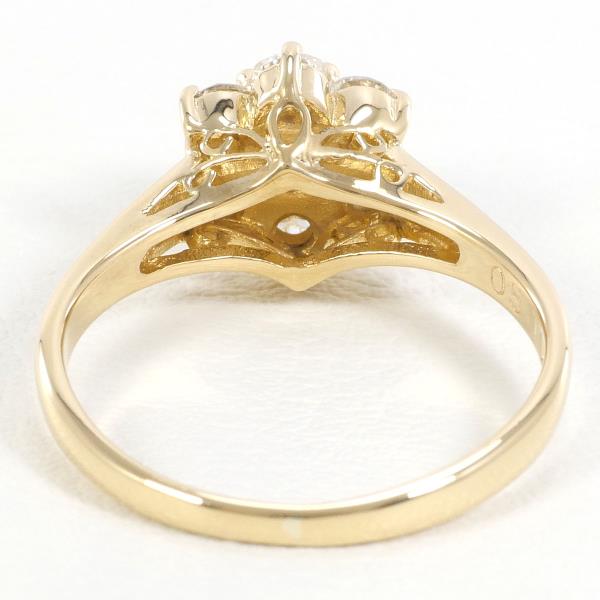 K18 Yellow Gold Diamond Ring 0.50ct