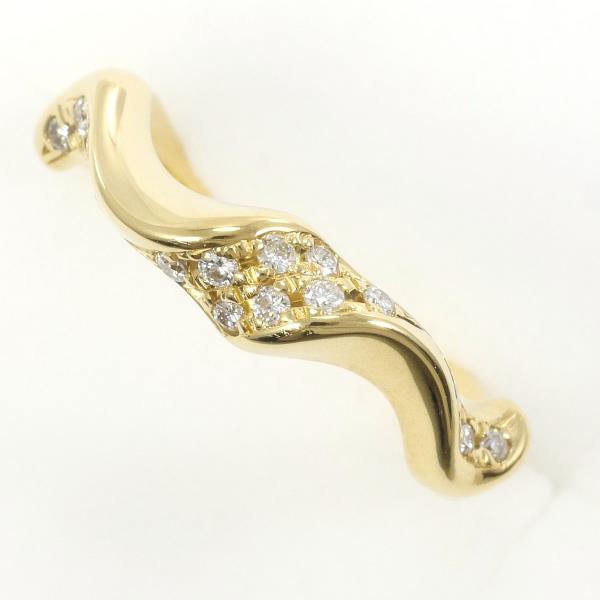 K18 Yellow Gold Diamond Ring