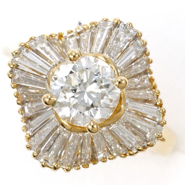 K18 Yellow Gold Diamond Ring 9