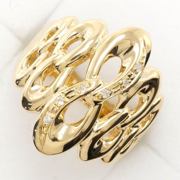 K18 Yellow Gold Diamond Ring 12