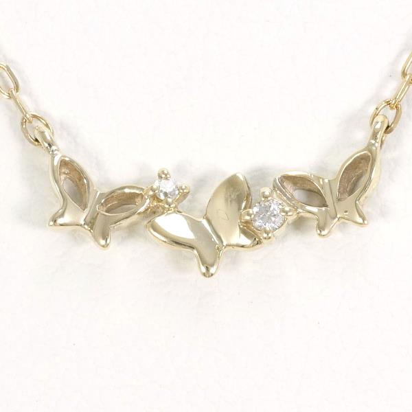 K10 Yellow Gold Diamond Necklace