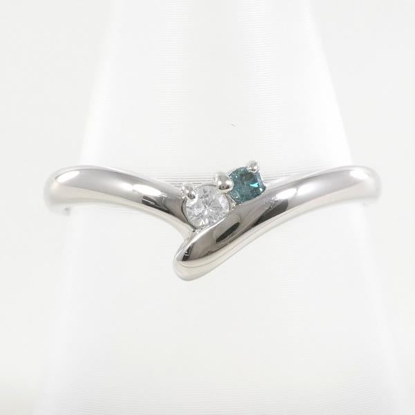 PT900 Platinum Ring 0.10ct Diamond