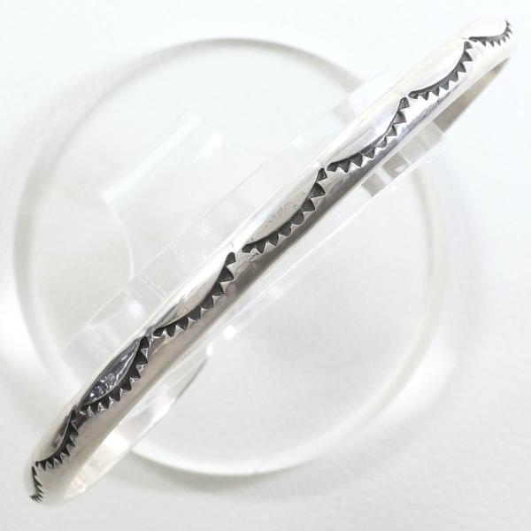 Silver Bangle 18.5cm 17.2g Jewelry in Good Condition