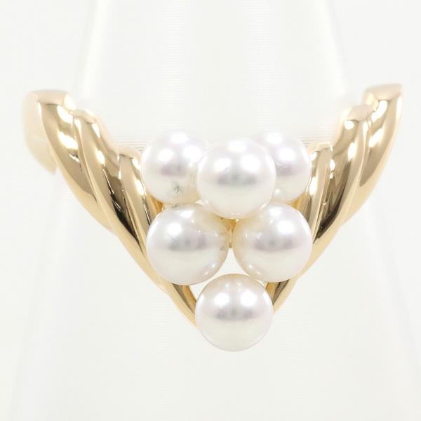 Tasaki K18 Yellow Gold Pearl Ring