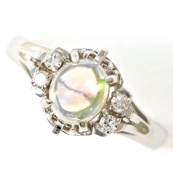 PT900 Platinum Opal Ring 9.5 in Excellent Condition