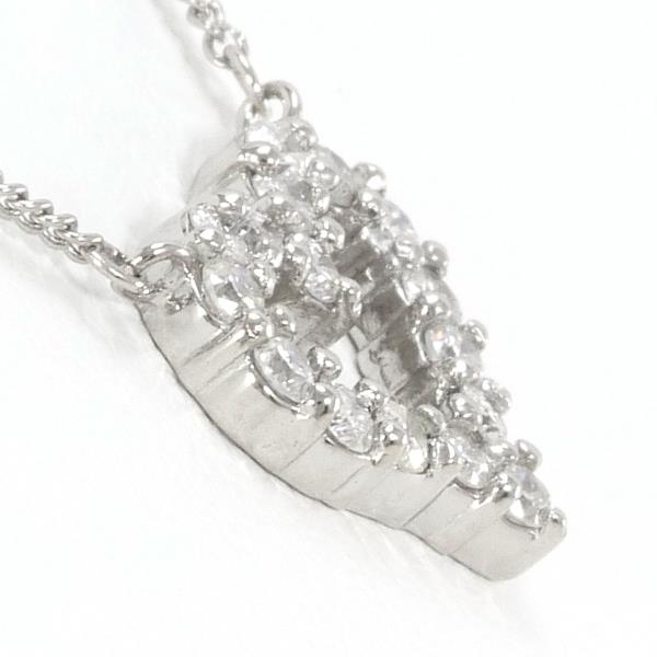 PT900 PT850 Platinum Diamond Necklace in Excellent Condition