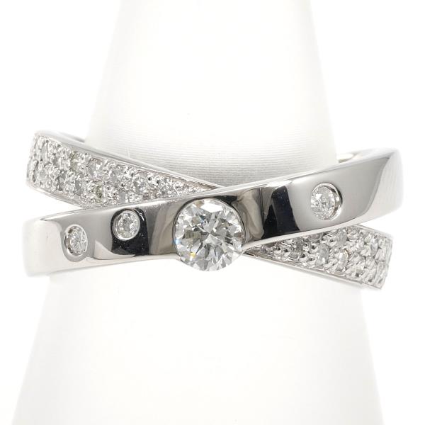 PT900 Platinum Diamond Ring 10.5