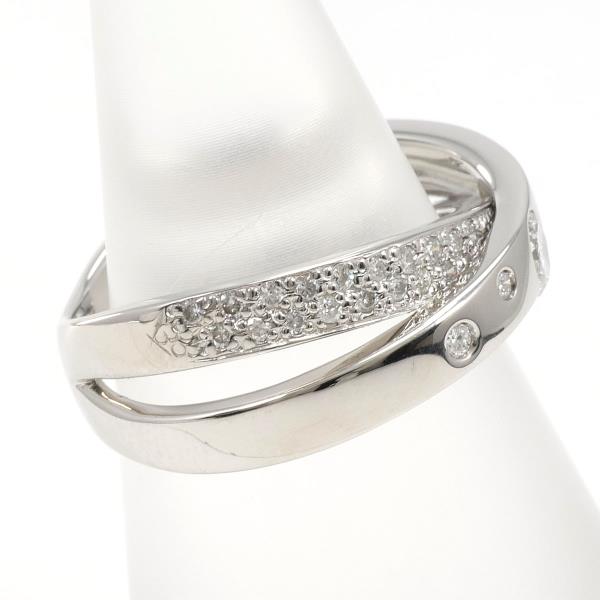 PT900 Platinum Diamond Ring 10.5