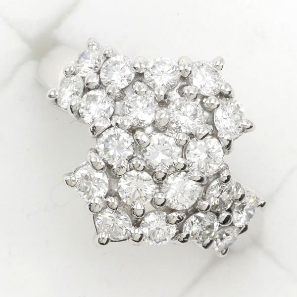 PT900 Platinum Diamond Ring 12