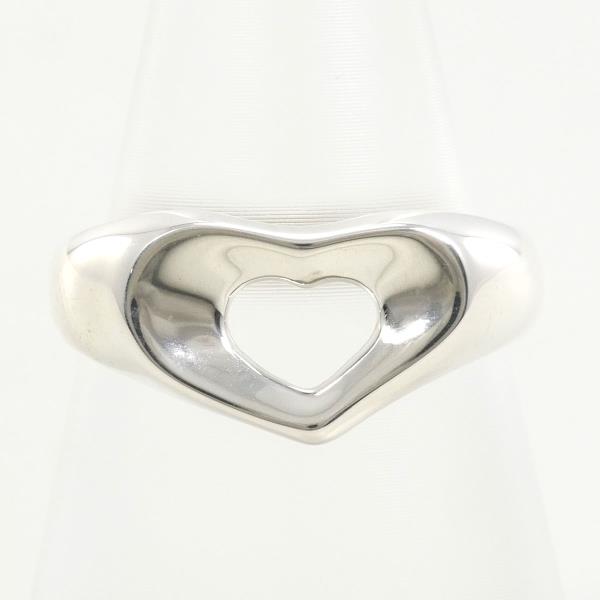 Tiffany Open Heart Silver Ring 11.5