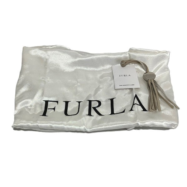 Furla Beige Leather Mother's Tote Bag in Good Condition