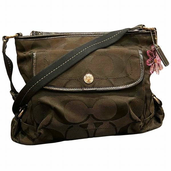 Coach Canvas Leather Daisy Shoulder Bag F16550