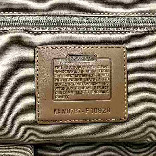 Coach Mini Signature Canvas Leather Shoulder Bag F10929