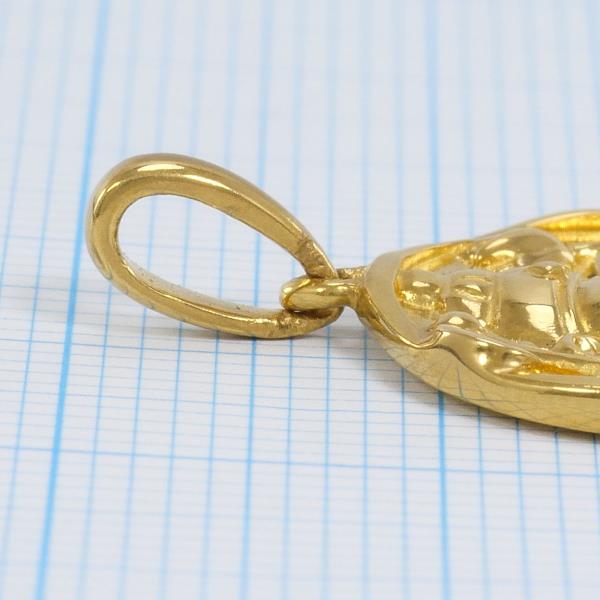 K24 Yellow Gold Pendant Top in Excellent Condition