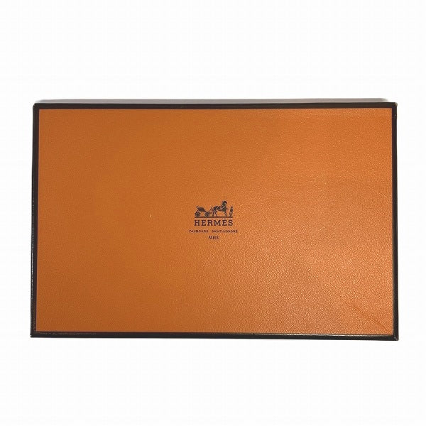 Hermes Leather Bearn Long Wallet in Good Condition