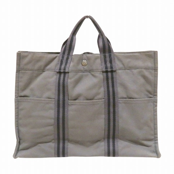 Hermes Canvas Fourre-Tout MM Tote Bag in Good Condition