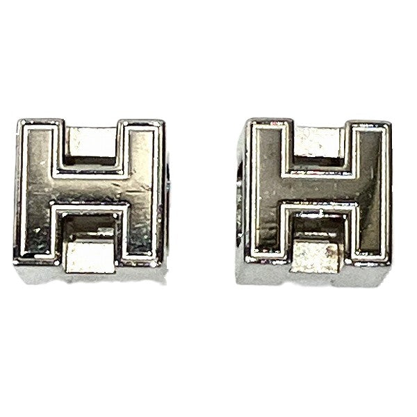 Hermes Caged d'Ash Cube Earrings