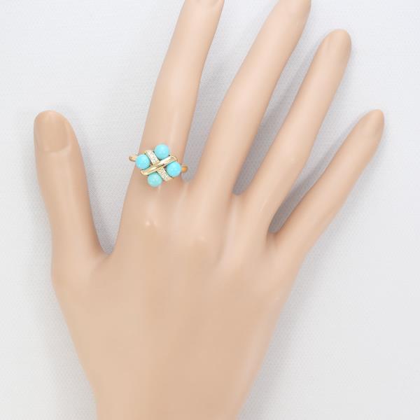 K18 Yellow Gold Turquoise Ring