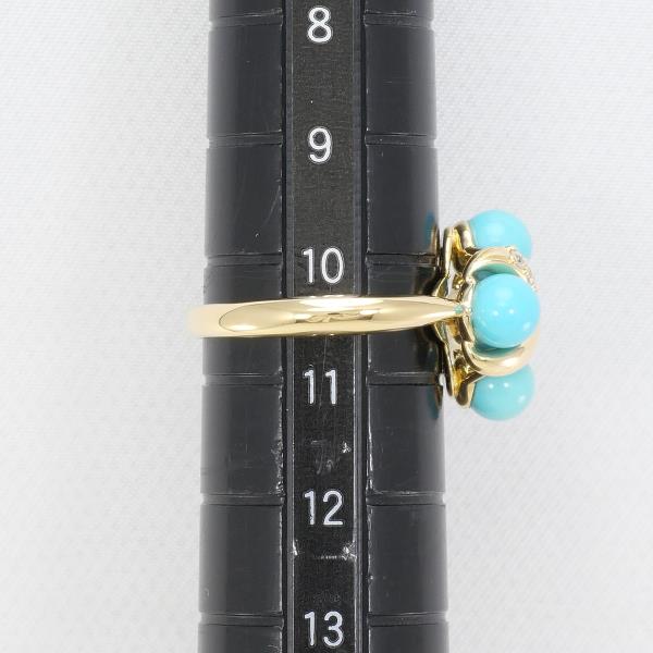 K18 Yellow Gold Turquoise Ring