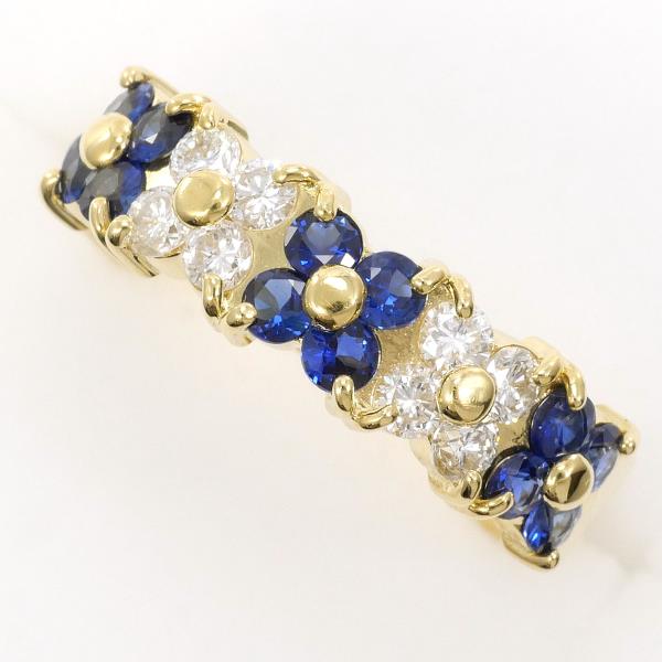 K18 Yellow Gold Sapphire Ring