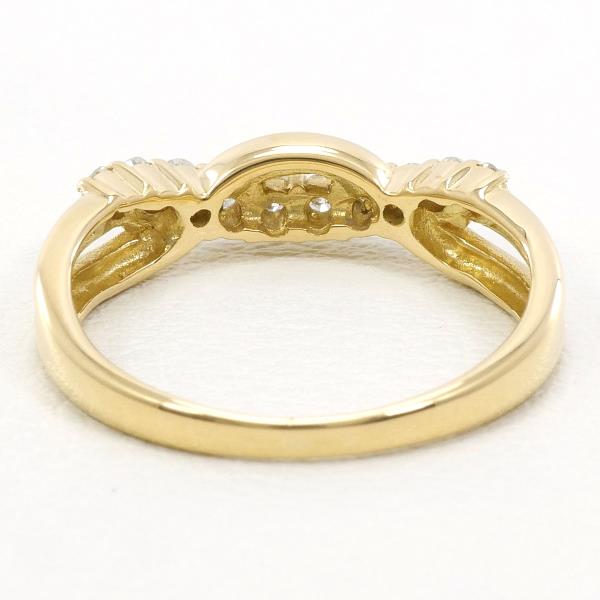 K18 Yellow Gold Diamond Ring 8