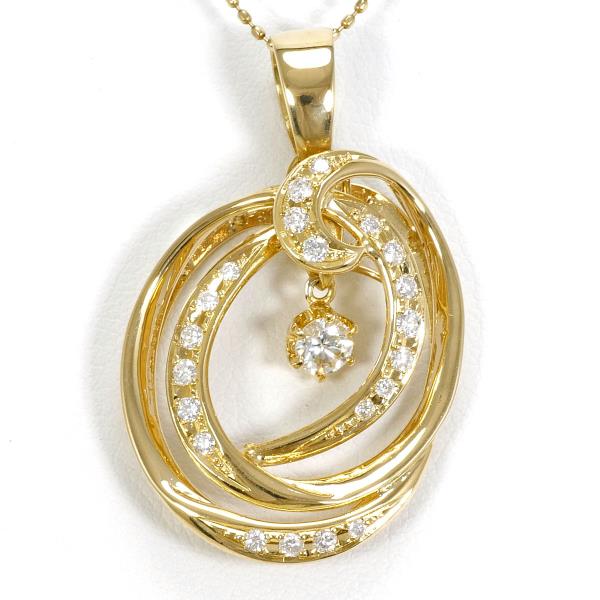 K18 Yellow Gold Diamond Necklace