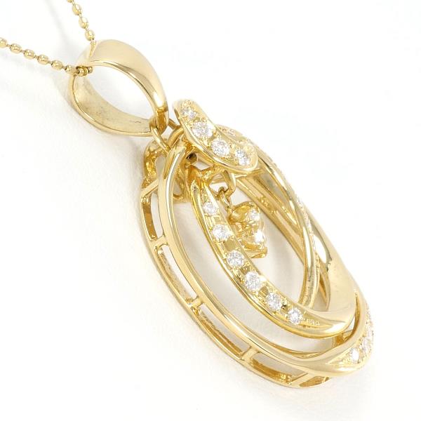 K18 Yellow Gold Diamond Necklace