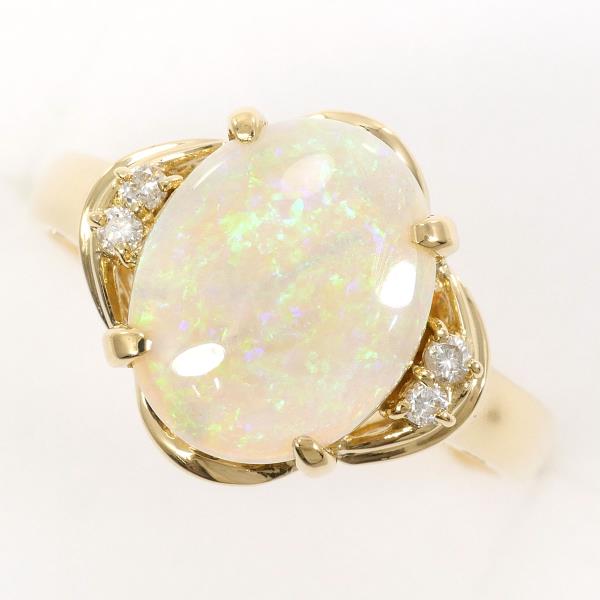 K18 Yellow Gold Opal Ring 13