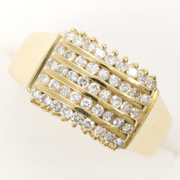 K18 Yellow Gold Diamond Ring