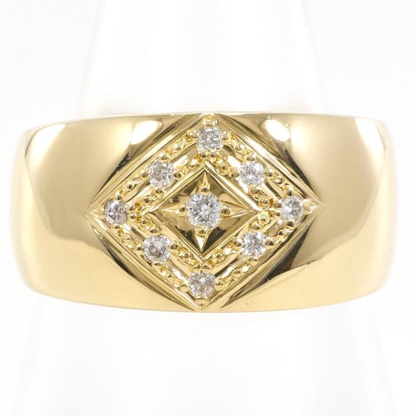 K18 Yellow Gold Diamond Ring 14