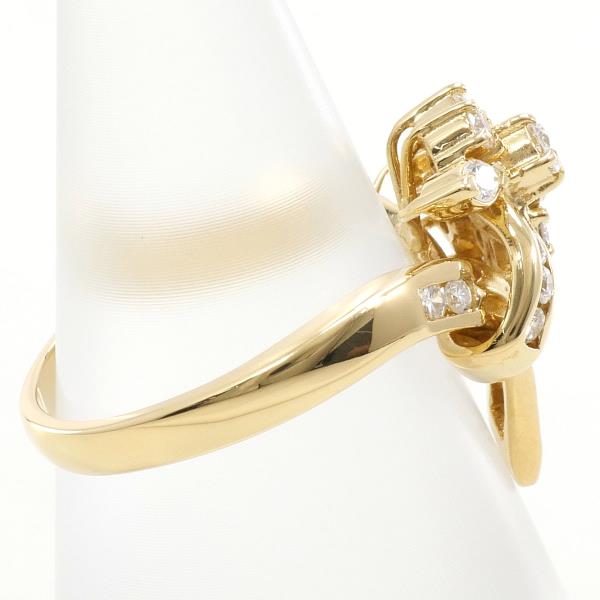 K18 Yellow Gold Diamond Ring 12