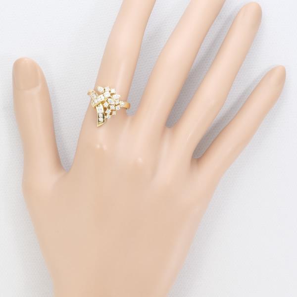 K18 Yellow Gold Diamond Ring 12