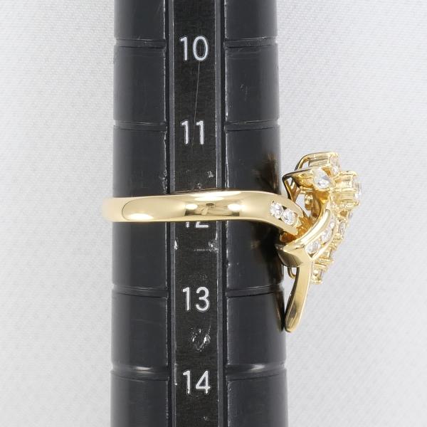 K18 Yellow Gold Diamond Ring 12