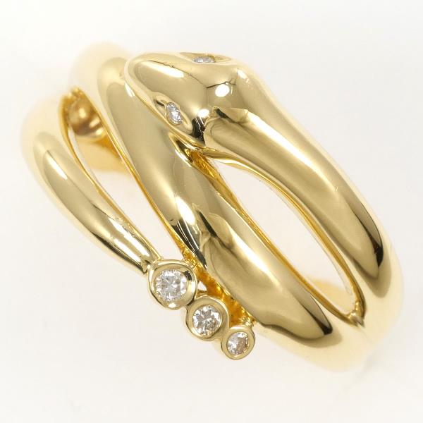 K18 Yellow Gold Diamond Ring 11