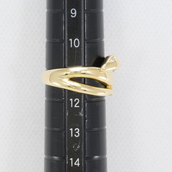 K18 Yellow Gold Diamond Ring 11