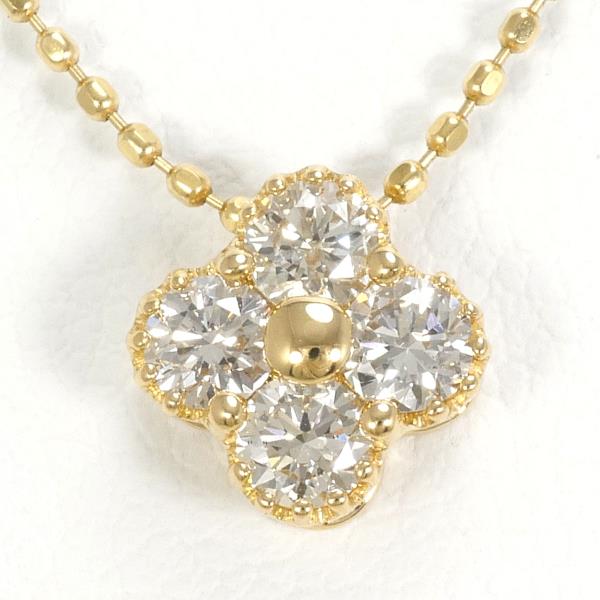 K18 Yellow Gold Diamond Necklace 0.36ct