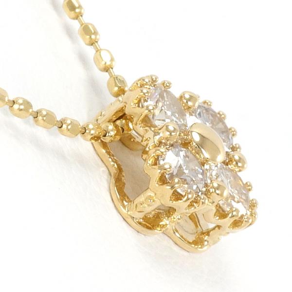 K18 Yellow Gold Diamond Necklace 0.36ct