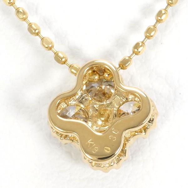 K18 Yellow Gold Diamond Necklace 0.36ct