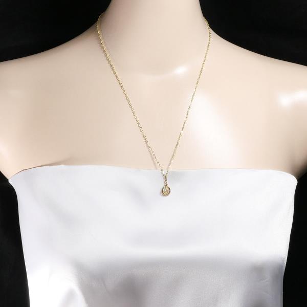 K18 Yellow Gold Diamond Necklace in Excellent Condition